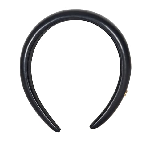 Diadema de cuero Coach en color negro talla única para mujer