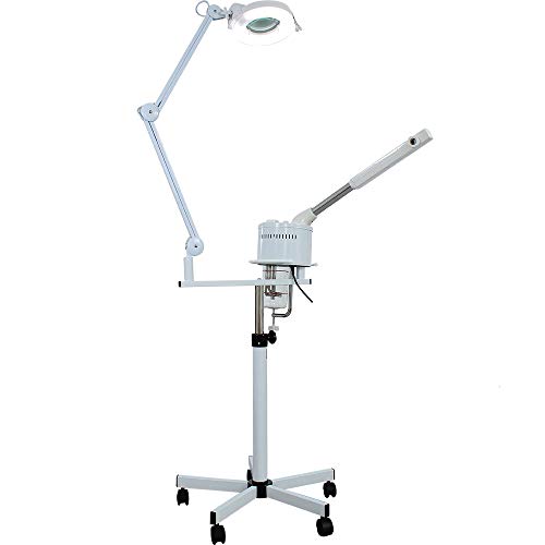 2i1707 Vapozone & lampe loupe 2 en 1 avec diffuseur de lumière d'ozone Steamer Cover
