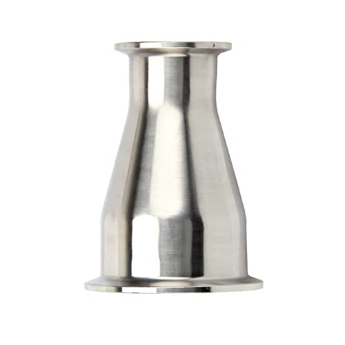 Tri Clamp reducer O/D 19/25/32/38/45/51/63/76/89/102mm Reducer SS304 Stainless Steel Sanitary Ferrule 50.5-119mm Connector Pipe Fitting Tri Clamp(89x76 to 106x91)