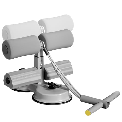 Entrenador abdominal: equipo de ejercicio con ventosa para sentarse, banda de resistencia, multifuncional, ayuda a entrenamiento abdominal, máquina de entrenamiento para mujeres y hombres