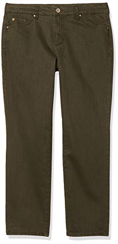 Bandolino womens Mandie Signature Fit 5 Pocket Jeans, Sprucewood, 24 Short US