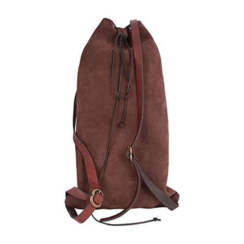 Mochila medieval grande de mão para homens e mulheres moda para esportes ao ar livre viagens, CAFÉ