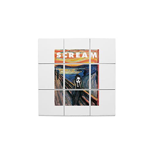 Carreaux céramique Scream Ghostface pour décoration murale geek de salon