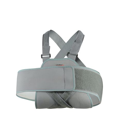 Image of Life Wear Shoulder Immobilizer Universal, Support for Post-operative Surgeries and Soft Tissue Injuries, Shoulder Brace for Fractures and Dislocations, For Men and Women, SPL Size