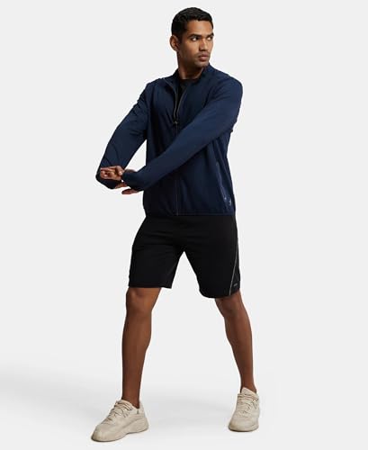 Image of Jockey SP17 Men's Soft Touch Microfiber Elastane Stretch Thumbhole Jacket with Stay Dry Treatment