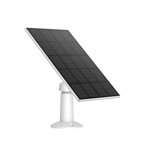 eufy Solar Panel (3W) Continuous Power Supply IP65 Weatherproof for Outdoor Surveillance and Camera Charging 3W Solar Panel