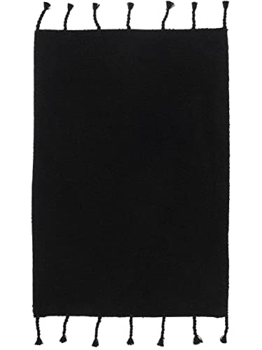 RugVista Badematte Zale, 90 x 60 cm, Rechteckig, Mittelflor, Drehbar, Moderner Badteppich,...