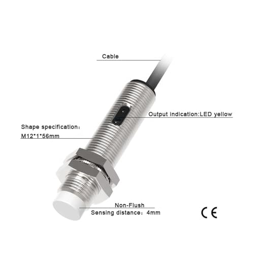 Capteur capacitif de position CR12CN04DNO 4mm de commutation - 5