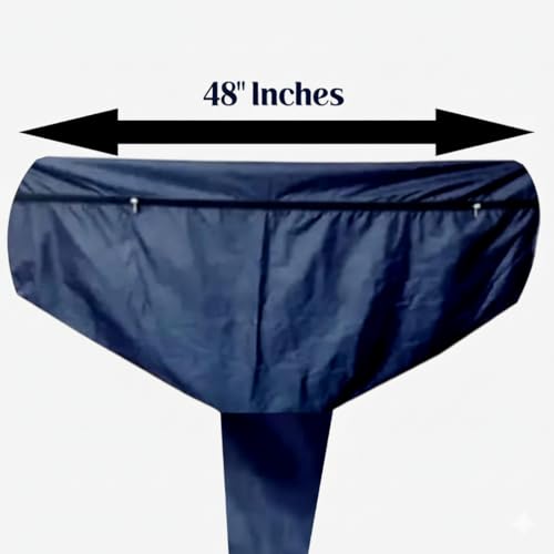 Image of Polyester Waterproof Split AC Indoor Unit Wash Cleaning Bag Cover | Reusable AC Service Cover for Coil Cleaning, Dust & Splash Protection (Parachute Fabric, 48)
