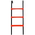 Trampoline Ladder - 3 Step Wide Universal Trampoline Ladder for Kids - Trampoline Accessories - Powder Coated & UV Treated Trampoline Steps for All Weather Exposure - Sturdy & Safe Design