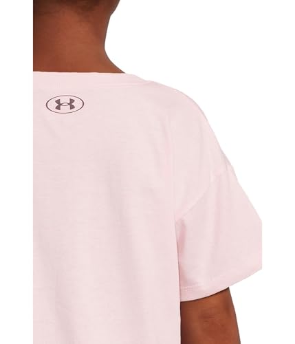 Image of Under Armour Girls' 2-piece Short Sleeve Tee and Shorts Set, Lightweight and Comfortable