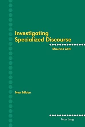 Investigating Specialized Discourse: Third Revised Edition 3rd Edition book cover