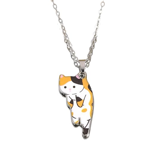 Collier kitty argent 925 comme idée cadeau d'anniversaire originale pour fille
