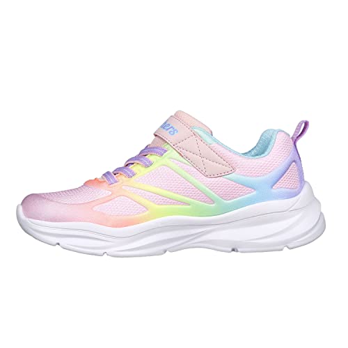 Skechers 303503l Lpmt, Zapatillas Niñas, Malla Rosa Claro Multi Trim, 28 EU
