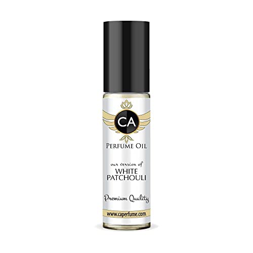 CA Perfume Impression of T. Ford White Patchouli For Women Replica Fragrance Body Oil Dupes Alcohol-Free Essential Aromatherapy Sample Travel Size Concentrated Long Lasting Roll-On 0.3 Fl Oz/10ml