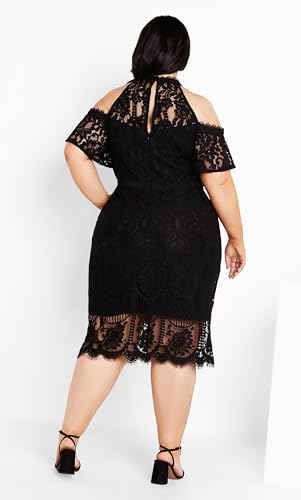 Image of City Chic Plus Size Dress, Pippa Lace Dress