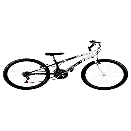 ULTRA BIKE Bicicleta Bikes Bicolor Rebaixada Aro 26 – 18 Marchas Preto Fosc/Branco