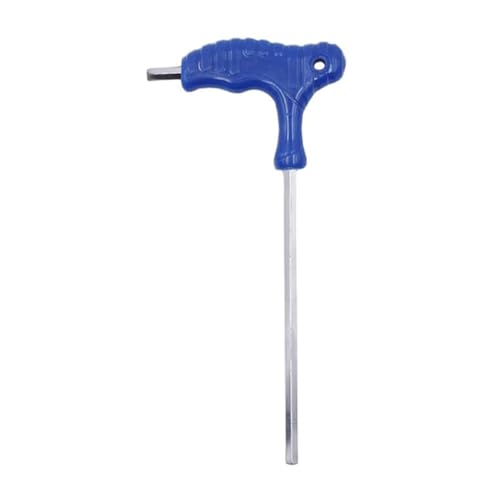 Zambuph Llave hexagonal Allen de brazo largo con agarre cómodo, llave inglesa hecha con acero, fácil de hexagonal, tipo T, con mango en T