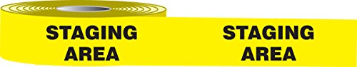Accuform SLIP-GARD MESSAGE FLOOR TAPES - STAGING AREA (PTS719)