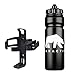 Price comparison product image Bearactive Bike Cup Holder with Bike Bottle 750ml  UK made Leak Proof Bike Water Bottle with Valve Lid  Bike Water Bottle Holder for Mountain Bike, E-Scooter and Wheelchair Bottle Cage