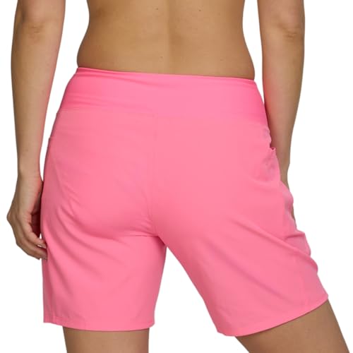 Image of Hurley 5 inch /7 inch High Waisted Swim Shorts Women, Board Shorts with Pockets & Inner Liner, Quick Dry Swim Trunk, UPF 50+