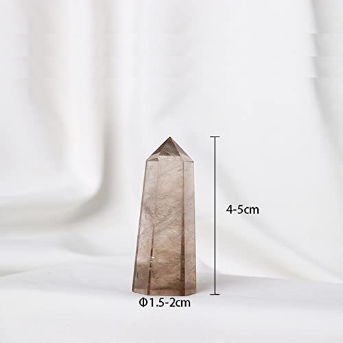 Quartz fumé prisme hexagonal pour harmoniser l'énergie de la maison