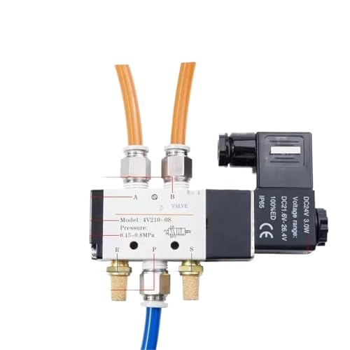Électrovanne électrique pneumatique 4V310-10 24V 220V de direction - 6