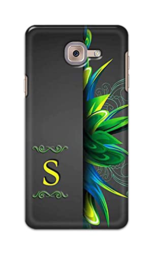Image of Name II Initial II Letter Alphabet S Hard Back Case Cover for Samsung Galaxy J7 Max /Samsung On Max, SM-G615F / DS Back Cover -(J5) VNS2222