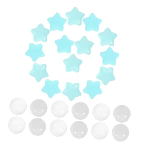 Yardwe 100pcs Crush Ocean Balls for Star and Shaped Plastic Balls for Parties and Fun Activities Safe