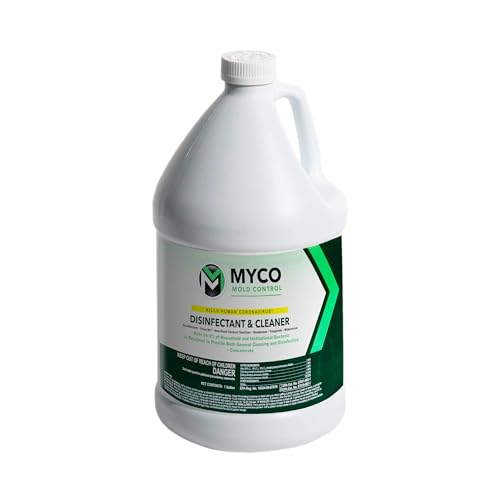Myco Mold Control Concentrate – EPA-Registered Hospital Grade Disinfectant & Cleaner, Quat Formula...