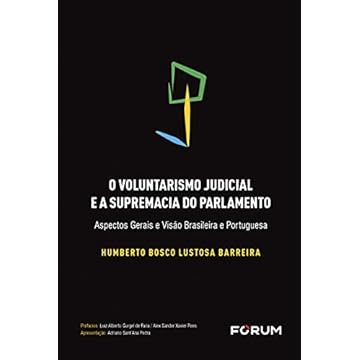 Capa do livro O Voluntarismo Judicial e a Supremacia do Parlamento