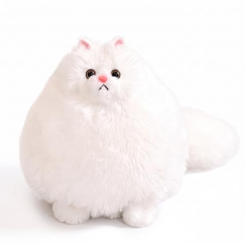 Winsterch 10-Inch White Cat Plush Toy...