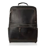 Classic Leather Laptop Backpack,Water Resistant Anti-Theft Travel Backpack,College Computer Bag Gift