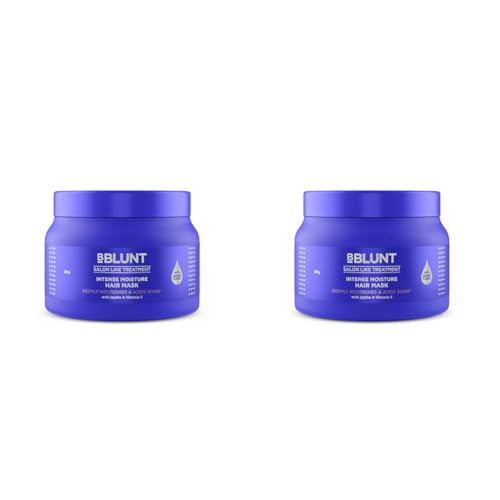 Image of BBLUNT Intense Moisture Hair Mask With Jojoba Oil & Vitamin E For All Nourished & Shiny Hair - 250 G (Pack Of 2), 1 Count