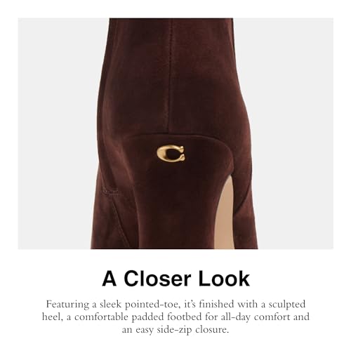 Coach Women's Carter Suede Bootie4