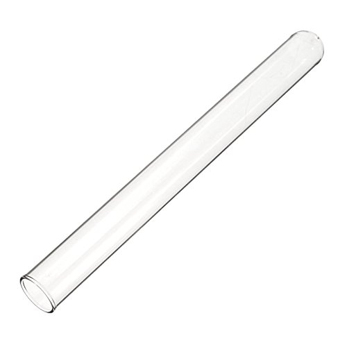 LAB-MRO 10Pcs/pack Clear Borosilicate Glass Test Tube Glass Wall Thickness 1mm for Laboratory School Educational Supplies 15x175mm