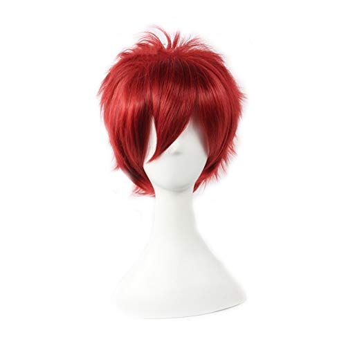 Peluca de Cosplay de Gaara, Pelucas de pelo sintético resistente al calor...
