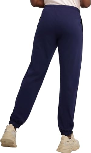 Image of Women Solid Joggers for Running, Yoga, Fitness, Lounge Wear Comfortable Cotton Joggers for Women and Girls
