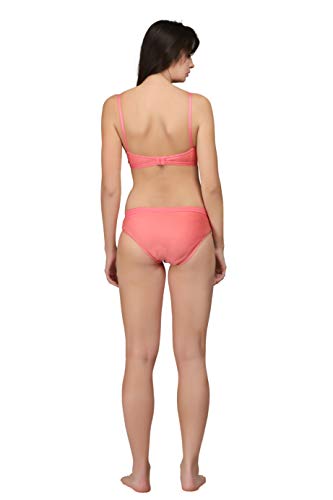 Image of Embibo Women's Cotton Bra & Panty Set for Honeymoon Lingerie