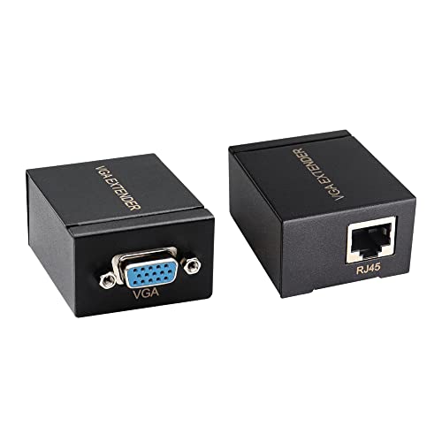 Adaptador VGA para proyectar en salas de juntas mediante cable de red a 60 metros de distancia
