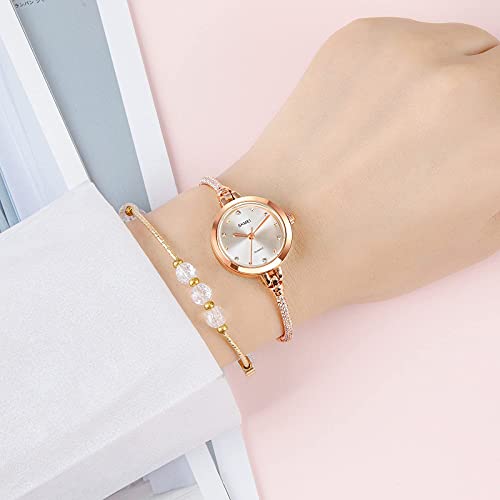 Tonnier Relógio feminino analógico de quartzo com mosaico e pulseira de diamantes relógio de pulso f