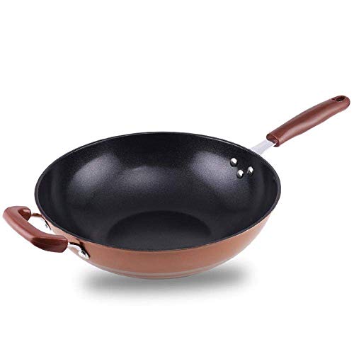 Wok antiadherente con tapa y accesorios miniatura 1