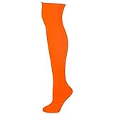 Knee High Socks - Neon Orange