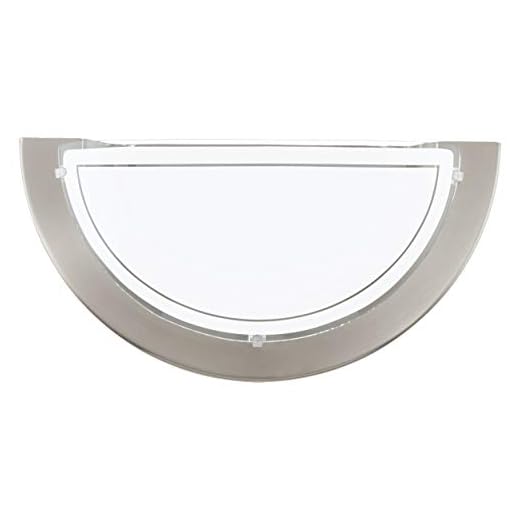 Eglo 83163 PLANET 1, Iluminación de Pared, Lámpara, 1 Bombilla E27 máx 25W, IP20, Níquel