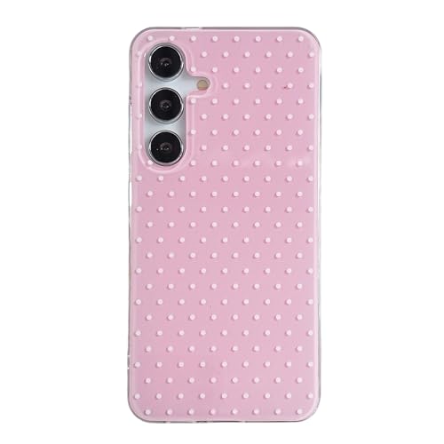 Coque Samsung Galaxy S24 S25 silicone fine protection motif pois