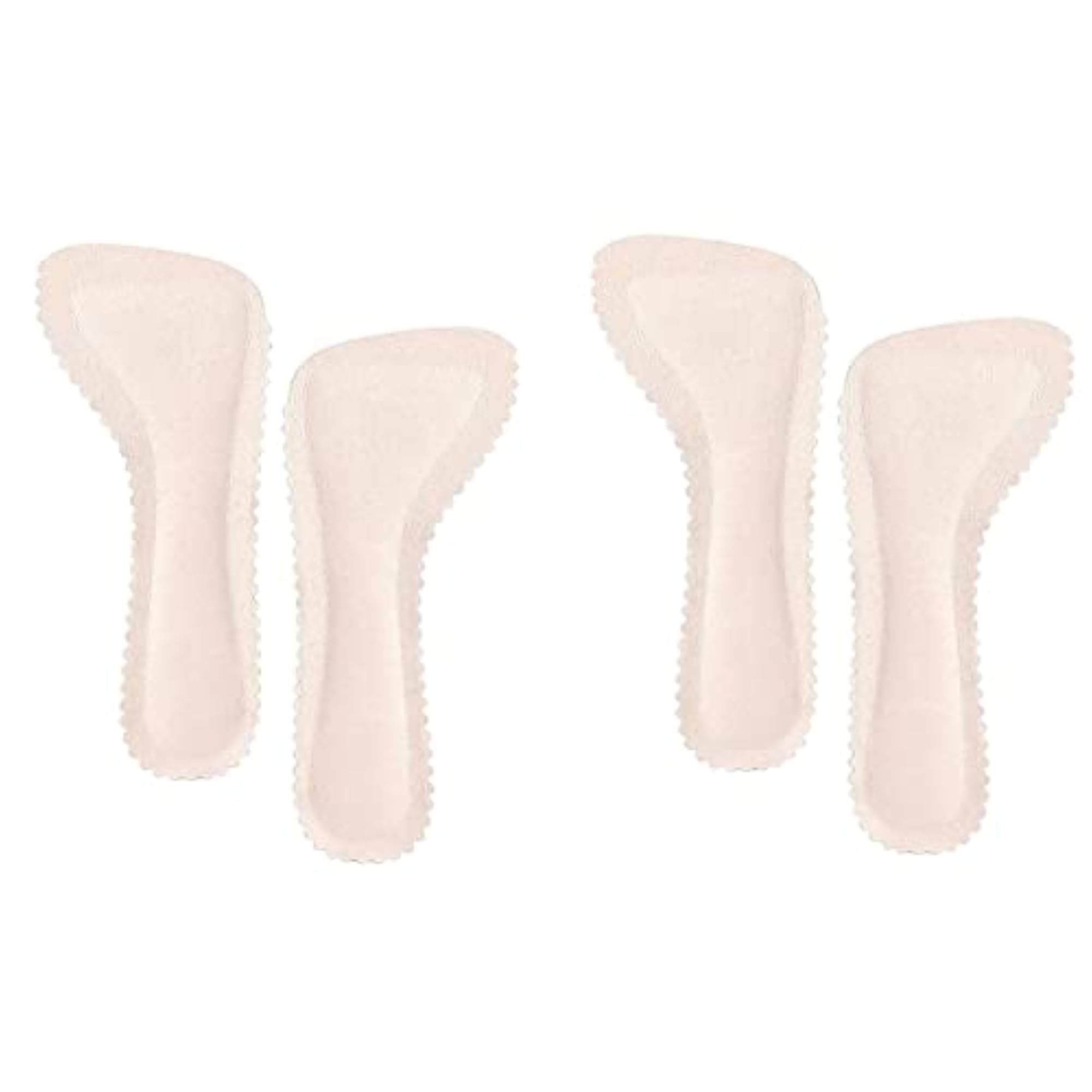 2 Pairs High Heel Shoe Pad Anti Slip Comfortable Apricot
