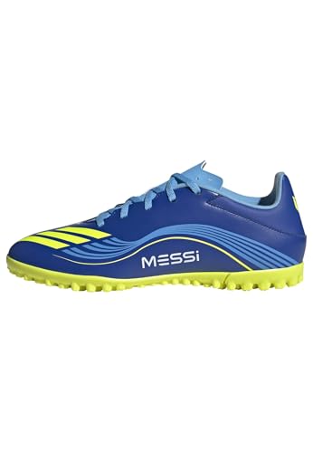Adidas Unisex-Adult F50 Messi Club Turf, Team Royal Blue/Solar Yellow/Semi Blue Burst, 10
