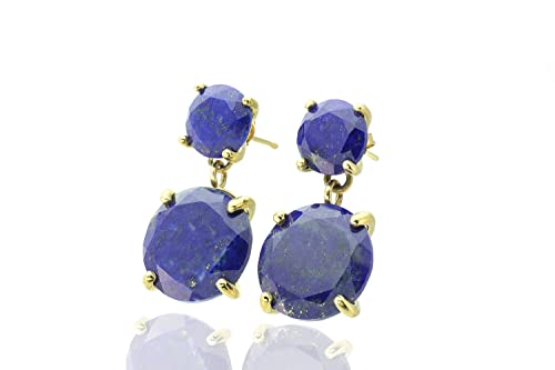 Boucles d'oreilles Lapis Lazuli le cadeau idéal en pierre de naissance