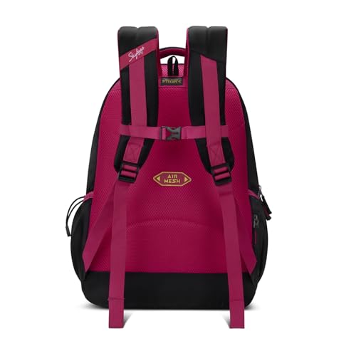 Image of Skybags Glow 37L Casual Backpack for Girls with 3 Compartments & Adjustable Shoulder Strap | Quick Access Front Pocket | Side Pockets | Air Mesh Back Panel | Perfect for School & Travel