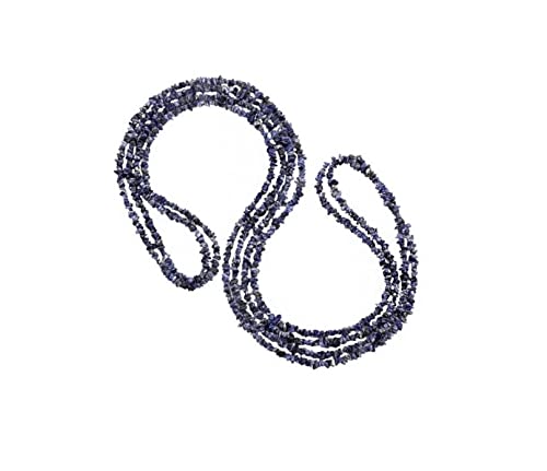 Collier en sodalite perles brutes le cadeau idéal en pierres précieuses uniques